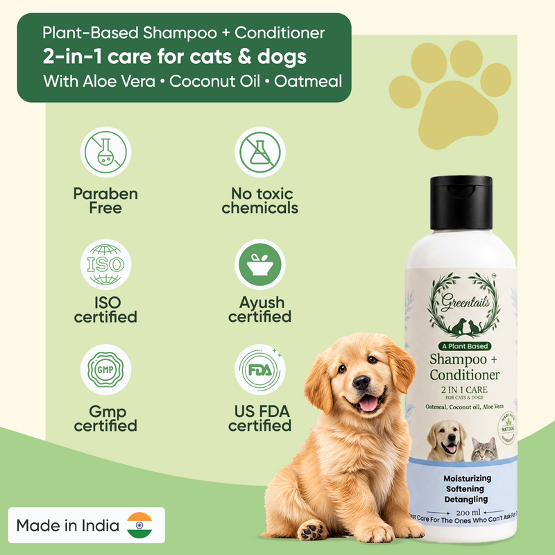Greentails Shampoo + Conditioner 200 ML