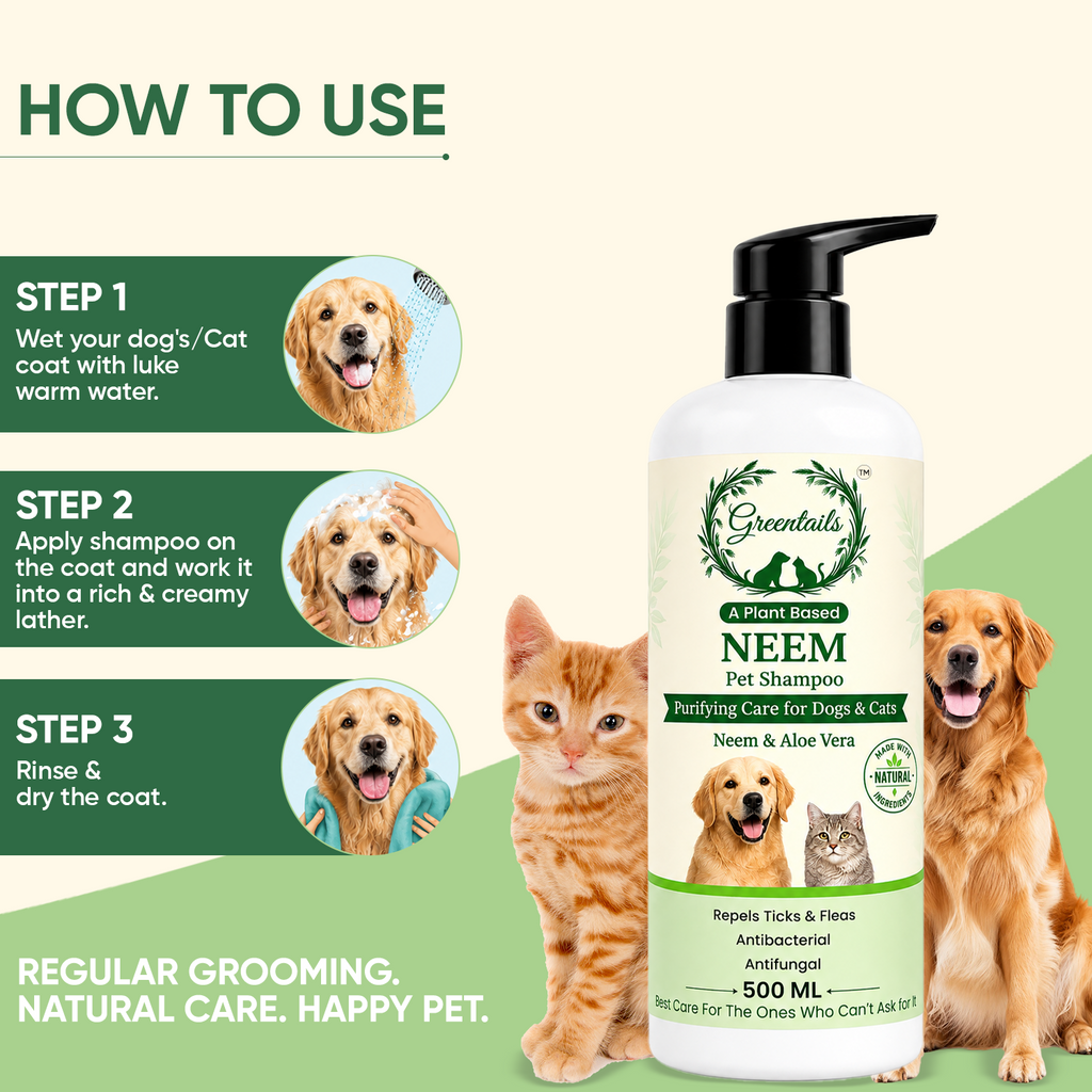 Greentails Neem Pet Shampoo 500 ML