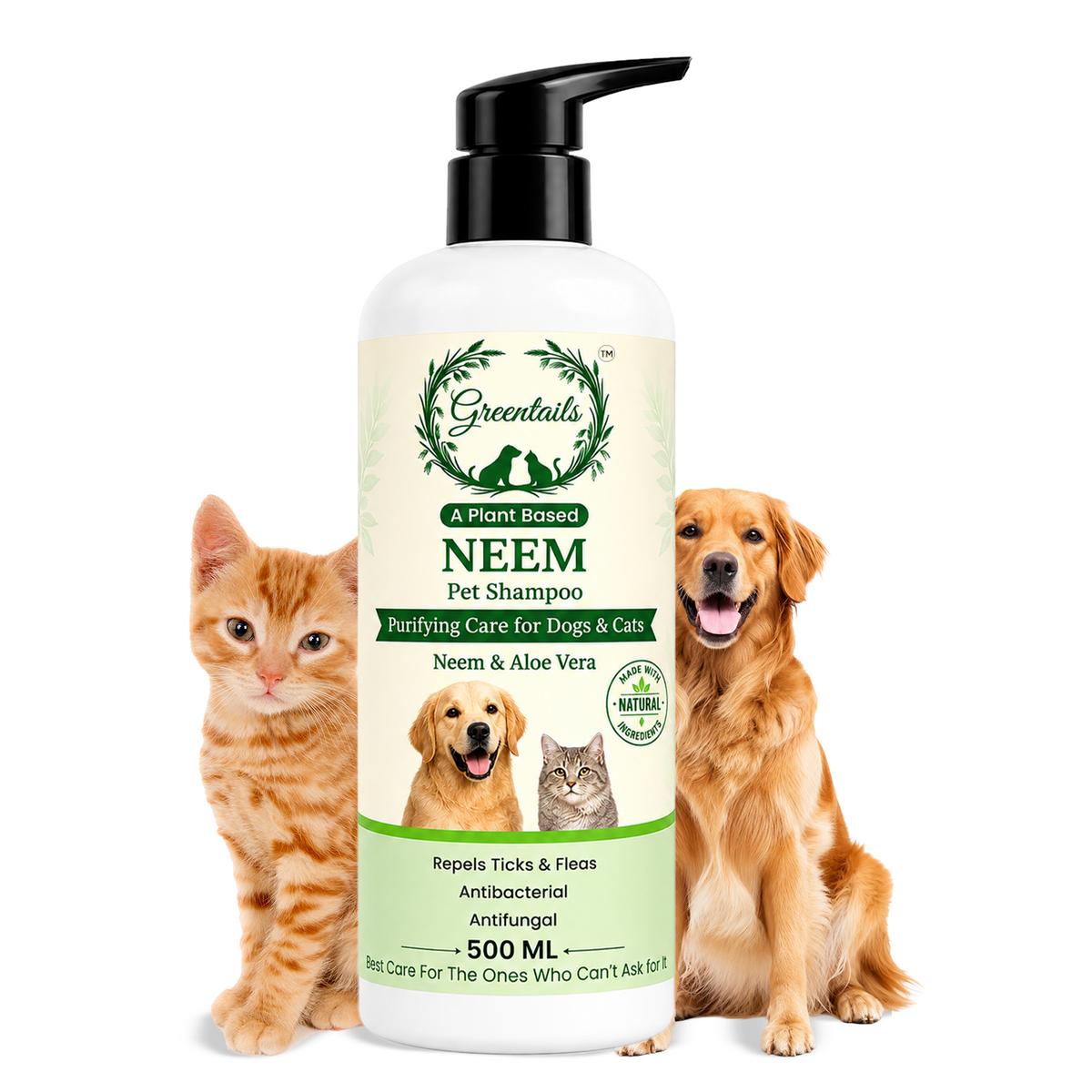 Greentails Neem Pet Shampoo 500 ML