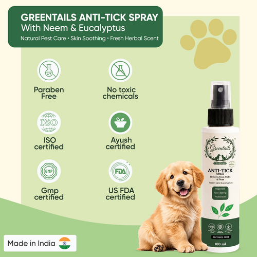 Greentails Anti-Tick Spray For Pets