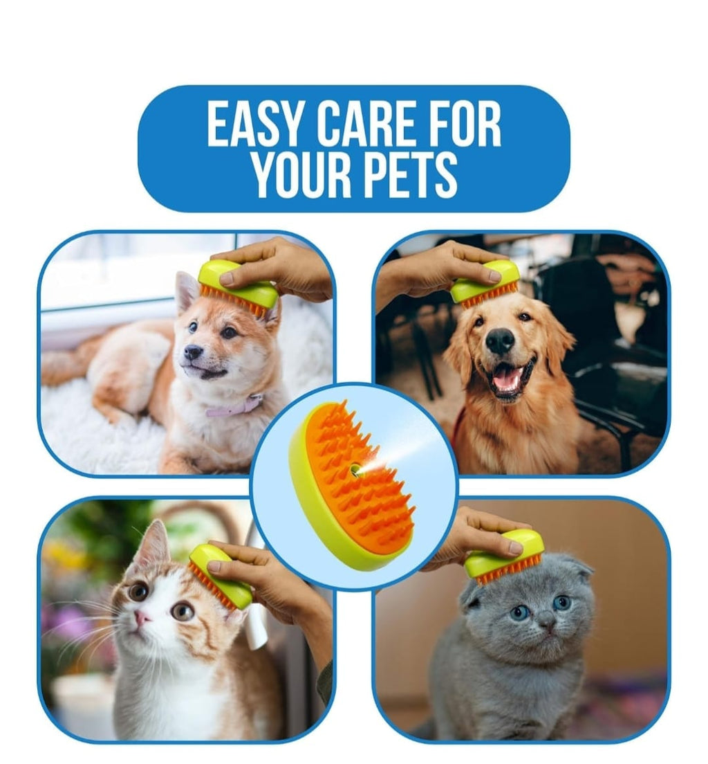 Pet Steam Brush For Cat And Dog