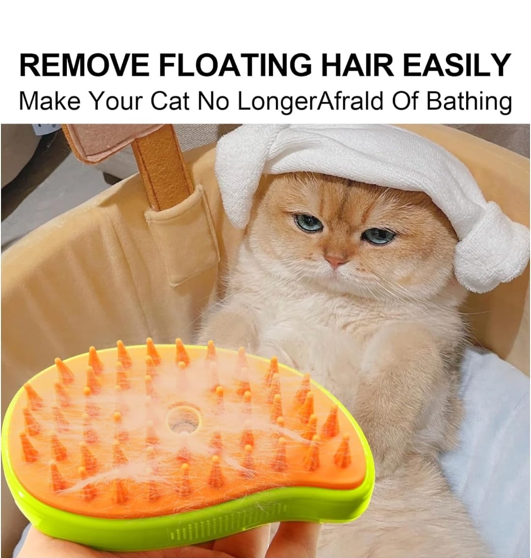 Pet Steam Brush For Cat And Dog