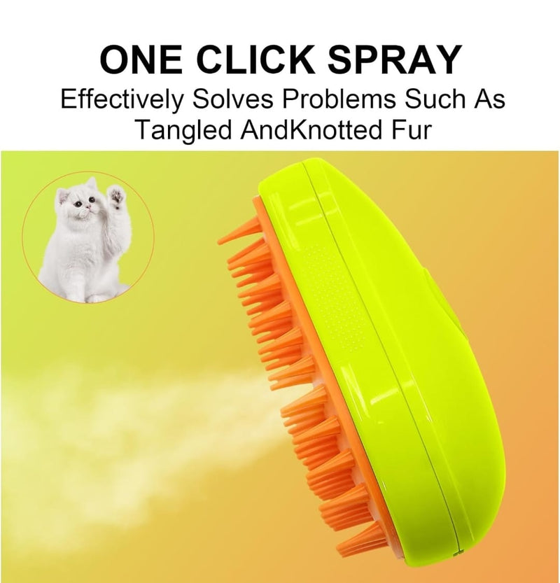 Pet Steam Brush For Cat And Dog