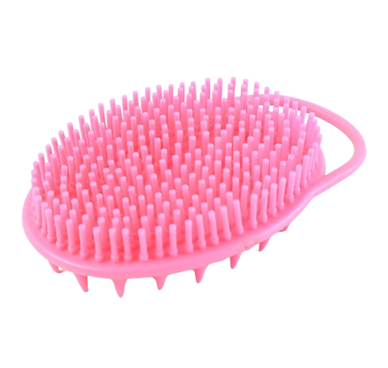 Silicon Soft Bristle Bath Pet Brush For Dogs And Cat - Pack Of 2