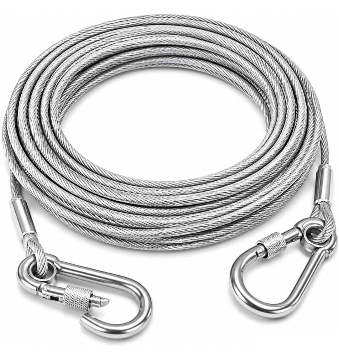 Heavy Duty Stainless Steel Wire Chain For Pets 5 Metre